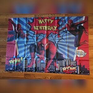 Spider-Man birthday decor